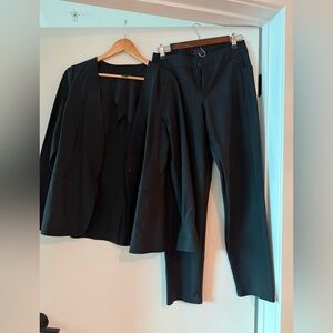 Athleta Black Women's Pantsuit - Tailored Blazer & Trousers